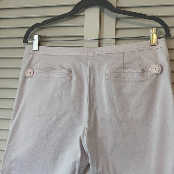 Marc Jacobs pants 10 women cropped capris clamdiggers pink - Picture 7 of 10